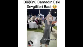 Düğünü Damadı Eski Sevgilileri Bastı😳#kalbinesaklabeni #askvideolari #duygusalvideolar#keşfet#shorts