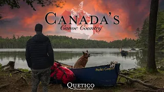 Classic Canadian Canoe trip + INCREDIBLE CLOSE ENCOUNTER with a Moose - Quetico Provincial Park
