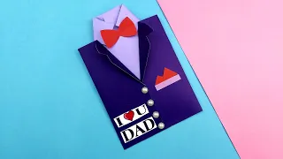DIY Father's Day Greetings Cards Idea in lockdown #shorts