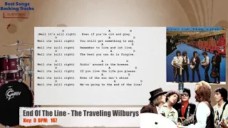 🥁 End Of The Line - The Traveling Wilburys Drums Backing Track with chords and lyrics