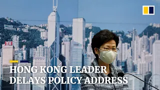 Carrie Lam delays policy address until after Beijing talks on Hong Kong’s economic recovery
