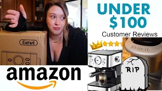 Amazon Gevi Espresso Machine | Under $100 | Unboxing & Review