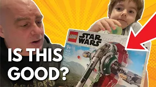 Father & Son build Boba Fett's Starship LEGO Set 75312