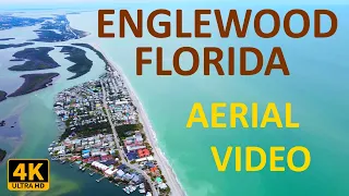 Drone flying over Englewood Beach