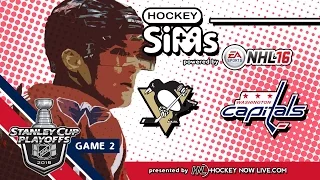 Penguins vs Capitals: Game 2 (NHL 16 Hockey Sims)