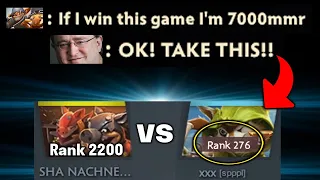 I need to WIN this one last game for 7k MMR and Here is How Gaben Treats me!