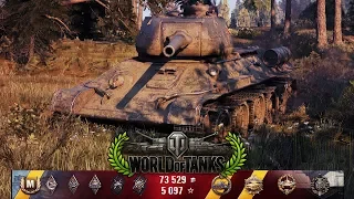 World of Tanks T-34-85M - 1vs6 - 12 Kills - 5.1k Damage [Gameplay|HD]