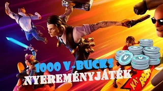 #FORTNITE 🔥 1.000 V-BUCKS NYEREMÉNYJÁTÉK 🔥(Lezárult)