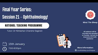 Final Year Series - Ophthalmology