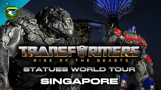 Transformers: Rise of the Beasts Statues World Tour | Gardens by the Bay, Singapore