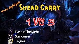 [Топ моменты] SheadCarry против FlashInTheNight, Starkvazer, Teynor.