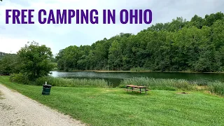 Free Camping at Bicentennial CG, AEP Recreation Land, Ohio