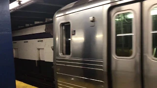 MTA NYC Subway: Brooklyn Bound R68 D Train Leaving Fordham Road W/Horn