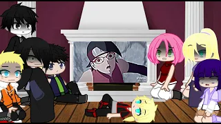 naruto and boruto firnds react to sarada