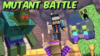 MINECRAFT αλλά οι μεταλλαγμένοι μας επιτέθηκαν mutant battle Famous Games @LetsPlayKristina