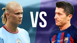 Erling Haaland VS Robert Lewandowski - Who Is Better? - Crazy Skills & Goals - 2022 - HD