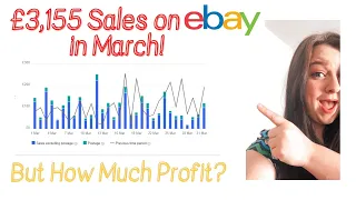 £3,155 in Sales on Ebay in March! But how Much Profit?... | UK Ebay Reseller | Selling on Ebay