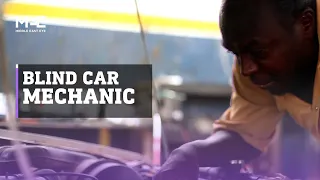 The Libyan blind car mechanic