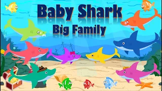 Baby shark 2  - Big Family | Nursery rhymes for kids | Shark Family | Under the sea | in English