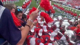 2022 Auburn University Marching Band Pregame Entrance onto the Field