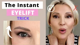 How to LIFT YOUR EYES INSTANTLY Tutorial / Over 50