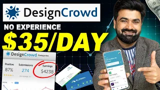 DesignCrowd Tutorial To Make $35/day | Earn Money Part Time Work for Students