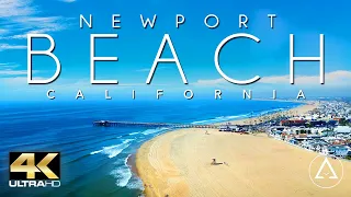 NEWPORT BEACH - USA IN 4K DRONE FOOTAGE (ULTRA HD) - BALBOA ISLAND From Above UHD