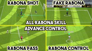 All Rabona Skill Tutorial (Advance Control) eFootball 2022 Mobile