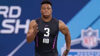 Saquon Barkley Runs 4.41 40 Yard Dash ᴴᴰ  || 2018 NFL Combine