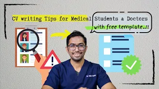 How To Write A Great CV (Resume) - Medical Students & Doctors | Free Template