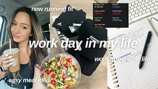 VLOG: work day in my life, running, easy meal idea, social media management, adidas haul, etc