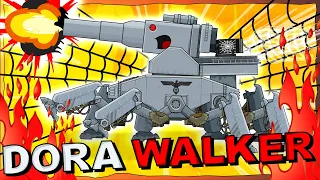 "Dora the Iron Walker" Cartoons about tanks