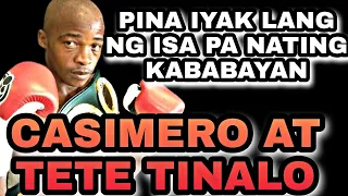 TUMALO KAY CASIMERO at TETE PINAIYAK ng PINOY | WASAK ang KALIWANG MATA ng SOUTH AFRICAN BOXER