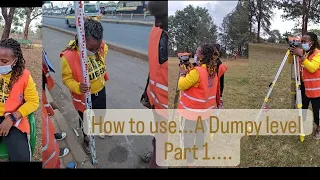 HOW TO SET UP A DUMPY LEVEL ..STEP BY STEP/HOW TO READ A STAFF