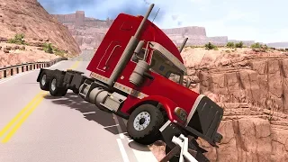 Collapsing Bridge Pileup Car Crashes #4 - BeamNG DRIVE | SmashChan