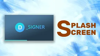 How to Create Modern Splash Screen with Progress Bar using C# | D_SIGNER