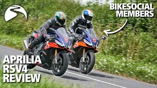 Aprilia RSV4 Factory (2021): Road Review with BikeSocial Members