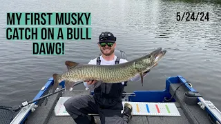 My First Musky Catch on a Bull Dawg‼️