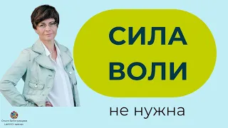 Как жить хорошо без силы воли? Вам не нужно себя насиловать