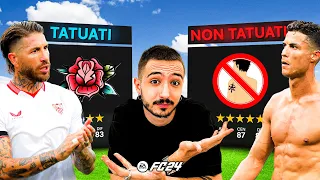 GIOCATORI TATUATI vs GIOCATORI NON TATUATI su FC 24!