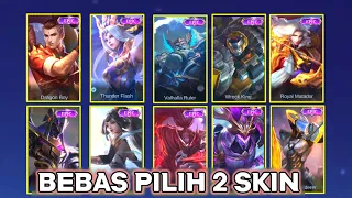 DI JAMIN PASTI DAPAT 2 SKIN EPIC LIMITED, BEBAS PILIH SENDIRI, SEMUA PLAYER BAHAGIA - MLBB