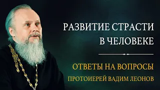 Развитие страсти в человеке. Ответы на вопросы. Протоиерей Вадим Леонов