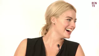 Margot Robbie Interview -  Leonardo DiCaprio vs Will Smith