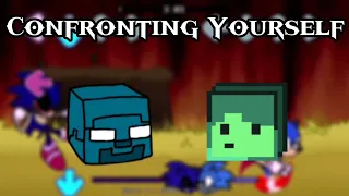 FNF Confronting Yourself but Herobrine and Alex sings it丨Friday Night Funkin's