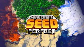 The PERFECT Minecraft Spawn! (Minecraft Bedrock Edition 1.17 Seed)