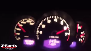 Brutal fast acceleration Golf MKII VR6 Turbo 850HP 100-200km/h 3,5sec.