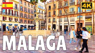 ☀️ Malaga - Best City for Expats 🇪🇦 Relaxing Virtual Walking Tour, Spain [4K 60FPS]
