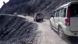 The dangerous Zojila Pass