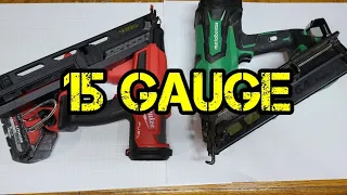 Milwaukee and Metabo Cordless 15 Gauge Nailers!