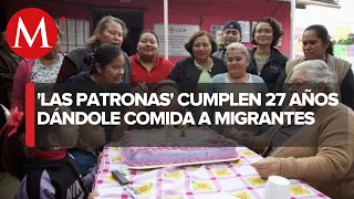 'Las patronas' de Veracruz cumplen 27 años ayudando a migrantes que pasan en tren